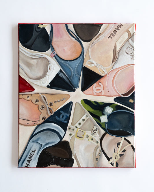 Girl in Stilettos (20x16 Inch) Original