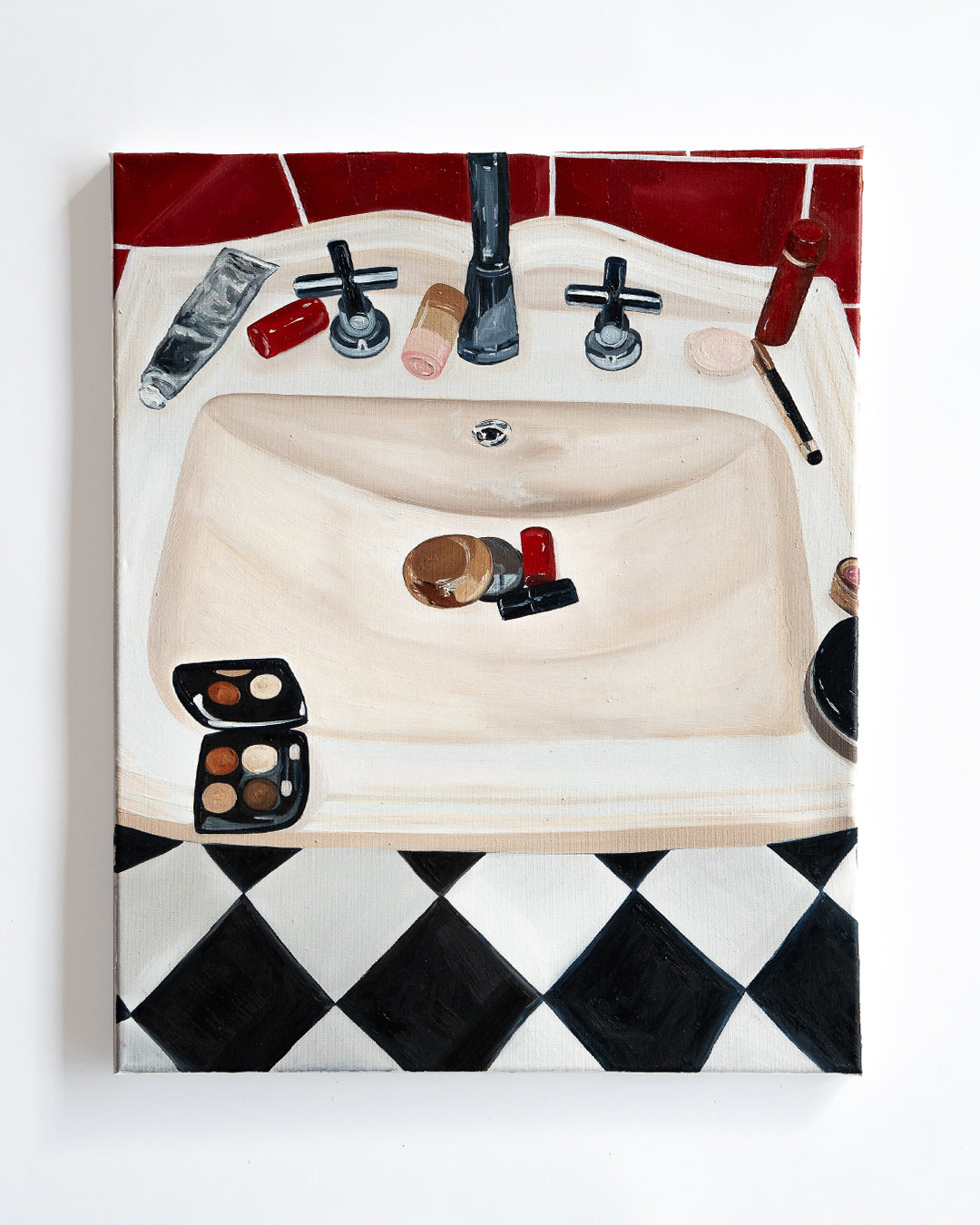 Getting Ready Is the Best Part About Going Out (20x16 Inch) Original