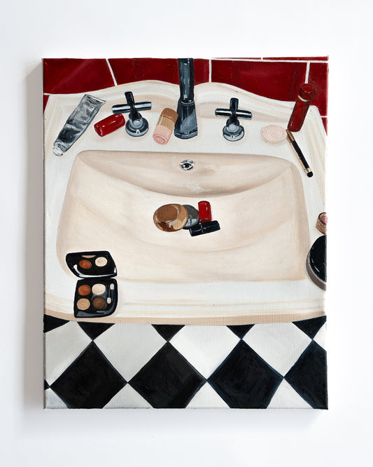 Getting Ready Is the Best Part About Going Out (20x16 Inch) Original